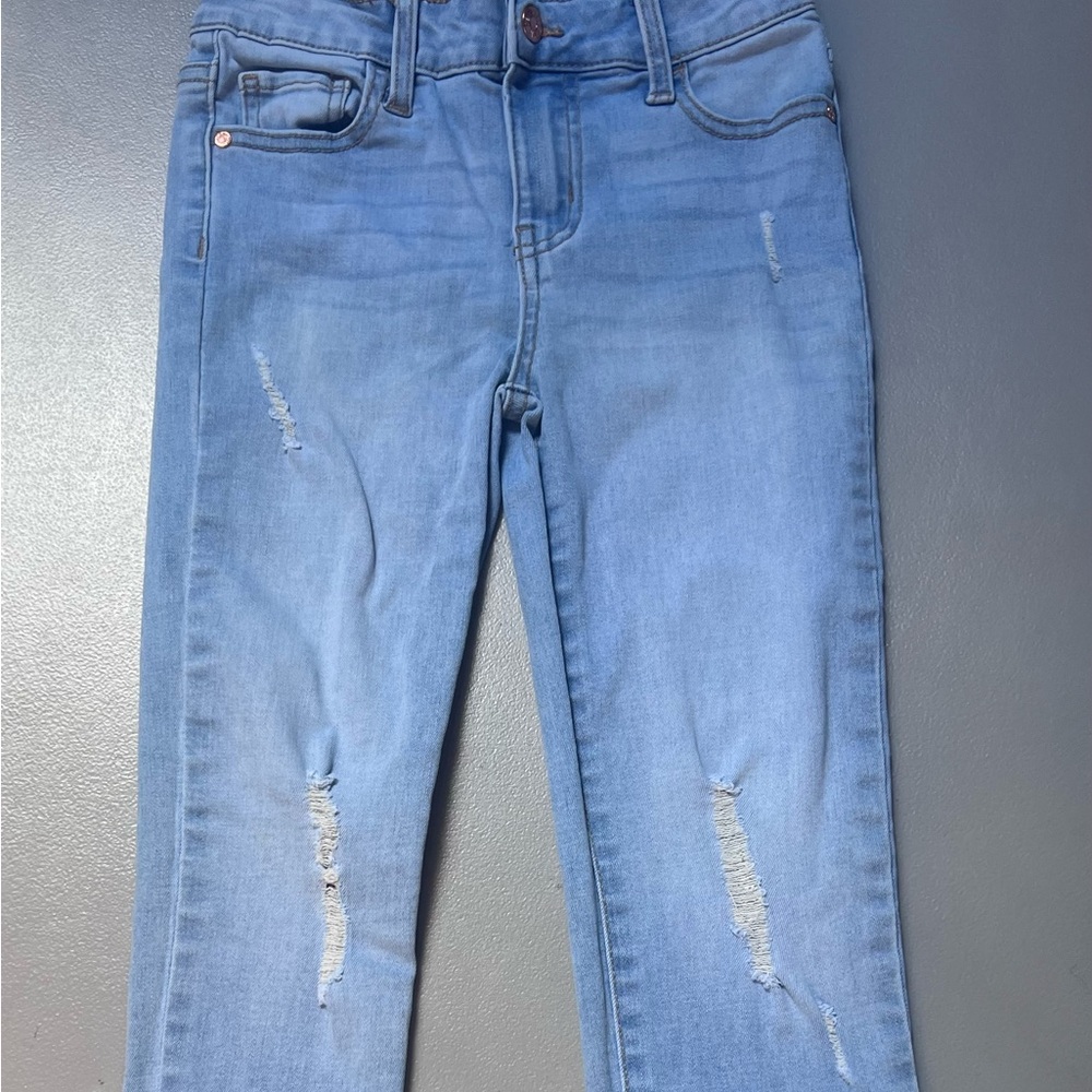 Celebrity Pink Jeans Girls Size 6-6X Slim Tapered Denim Light Blue‎